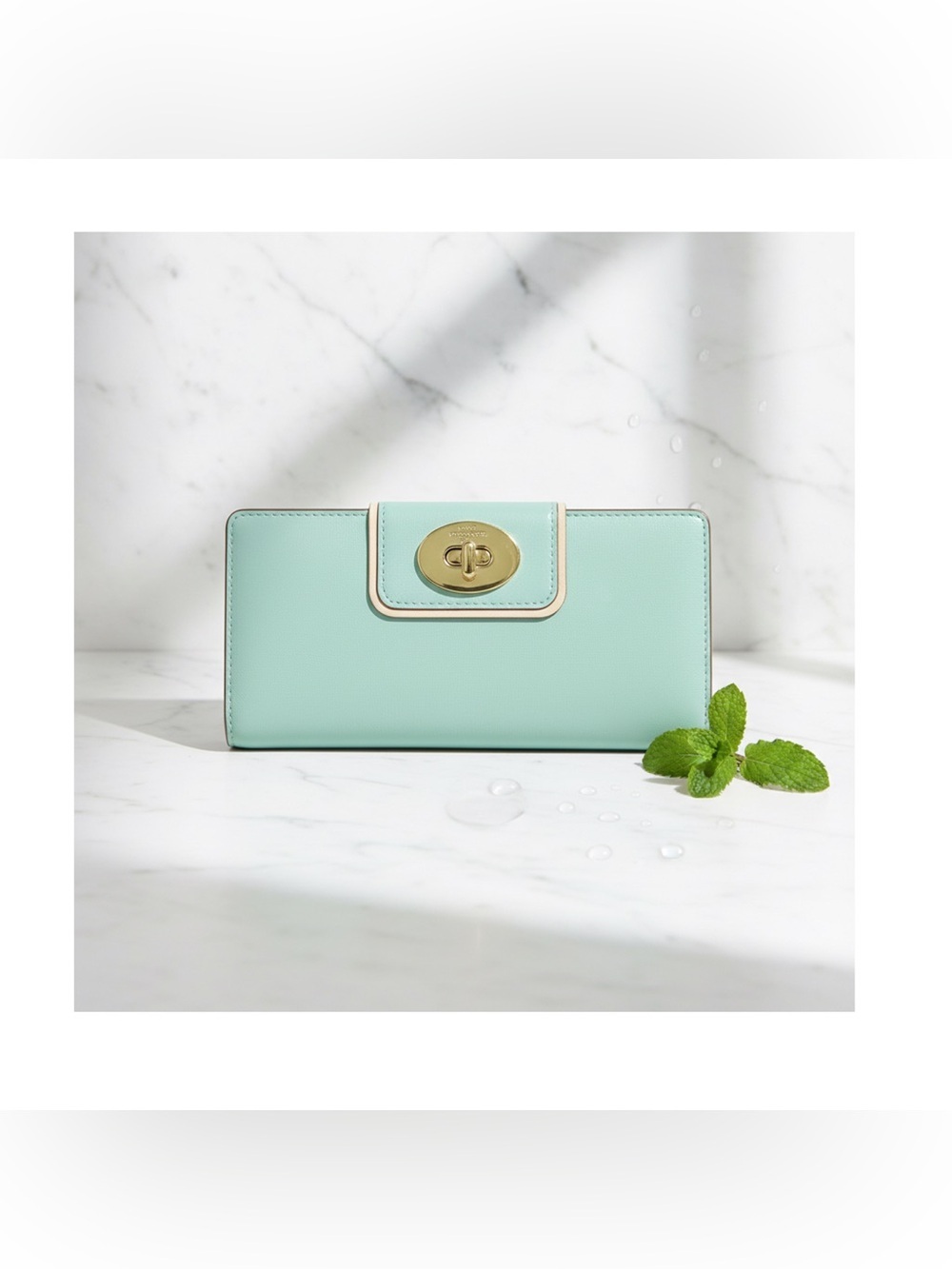Kate Spade Hampton Road Turn-Lock Wallet~Mara Aqua ♠️